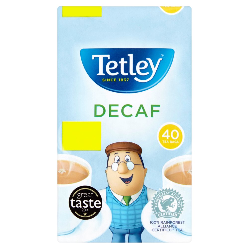 【英国直邮】 tetley decaf tea bags 泰特利 脱咖啡因红茶 茶包 40包